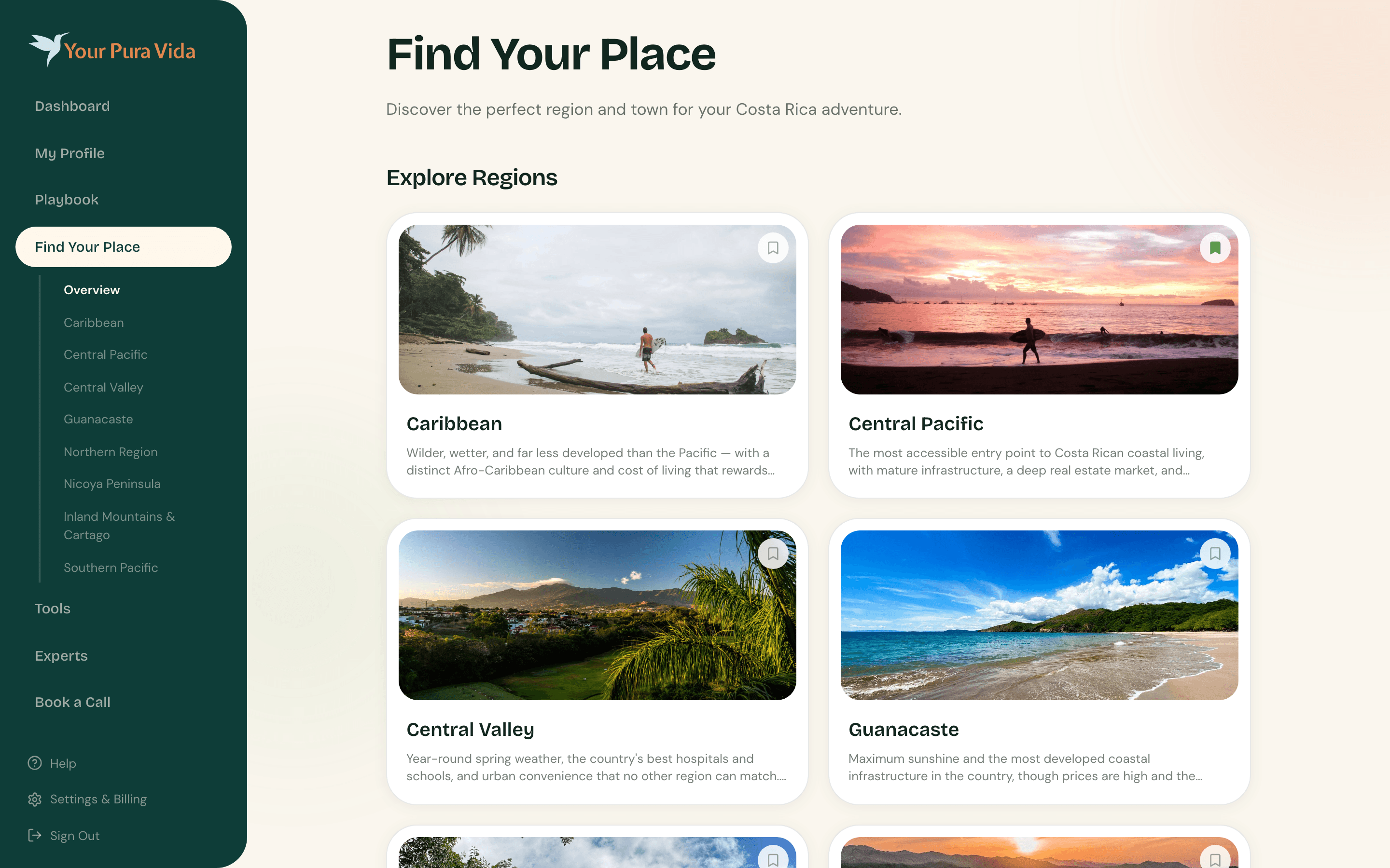 Find Your Place: explore Costa Rica regions and towns
